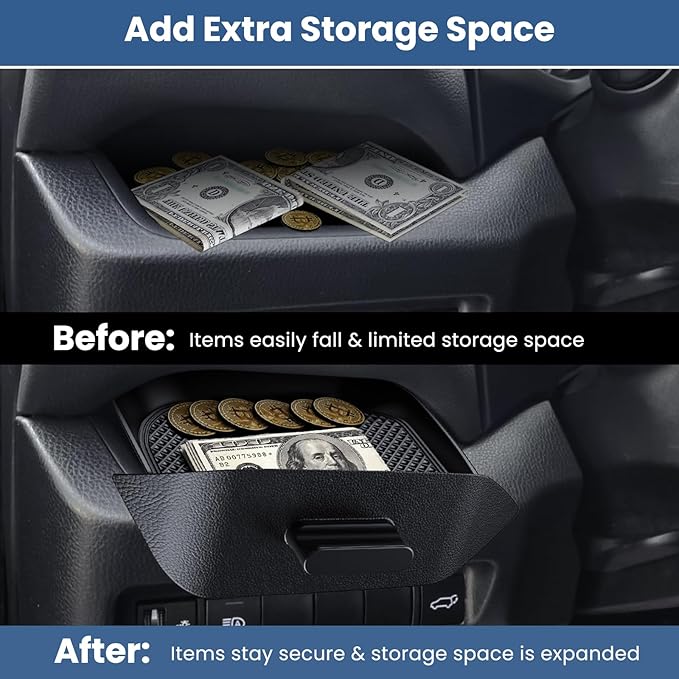 DIAMOOKY Upgraded Center Console Organizer Compatible with Toyota RAV4 2025 2024 2023 2022 2021 2020 2019 Interior Accessories, Drivers Side Cubby Drawer Organizer Storage Box