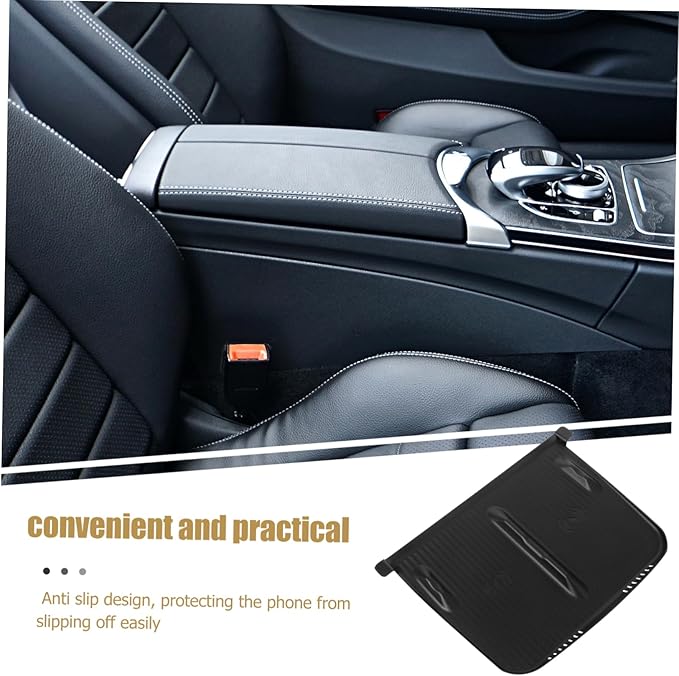 Center Console Skid Silicone Mat Wireless Charging Pad Compatible Model Easy to Install Protects Against Scratches and Slippage