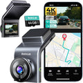 BOTSLAB 4K Dash Cam Front, STARVIS 2 Sensor, Voice Control, 64GB Card Included, 5GHz WiFi, Built in GPS, WDR Night Vision, 170°Wide Angle, 24H Parking Mode (Back Camera Not Included)