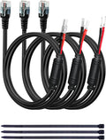 Radar Detector Hardwire Power Cord, Rearview Mirror Plug Cable, with Inline Fuse Holder,Suitable for Escort Beltronics Valentine One Cobra Whistler Radar Detector,3-Piece Set,17.7'' (RJ11)