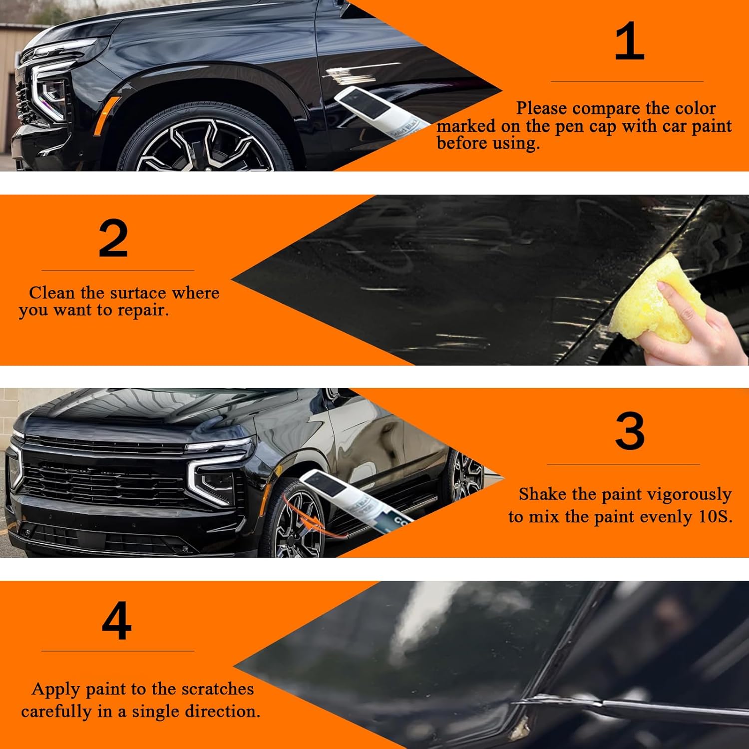 Lakeshore Blue Metallic(GXP/WA136H) Touch Up Paint Compatible with Chevrolet, Car Paint Pen Scratch Repair Two-In-One Touch Up Paint, Premium Car Scratch Remover for Deep Scratches