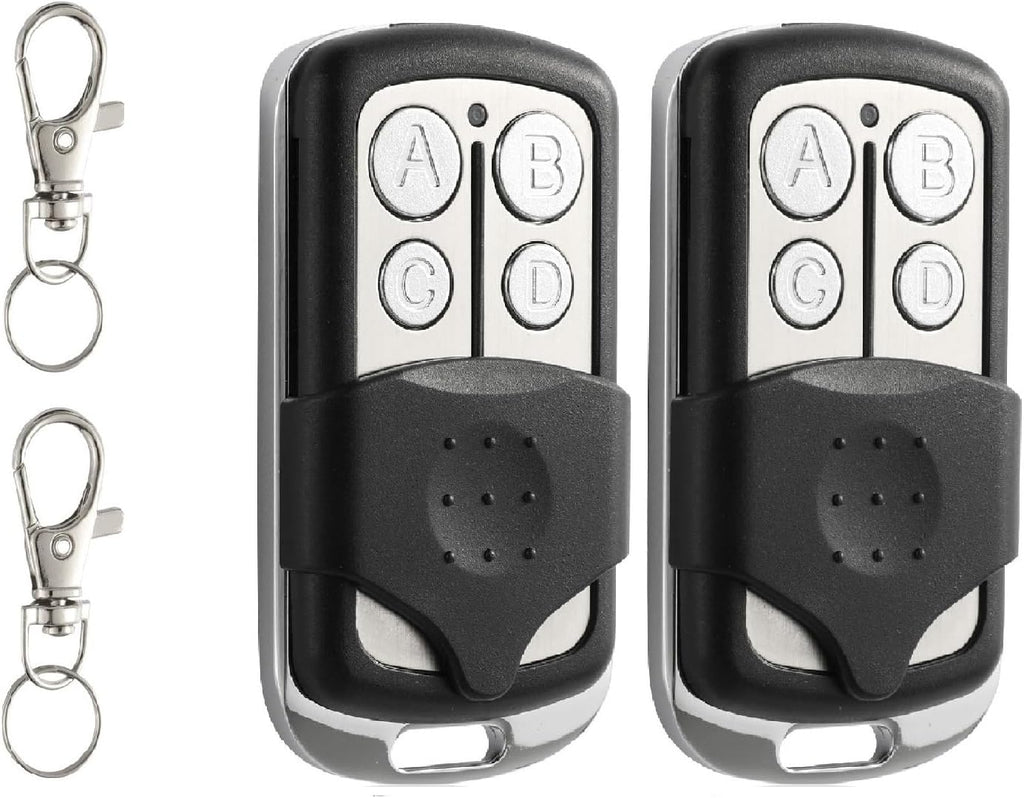 2 Garage Door Opener Remote,for LiftMaster Chamberlain Openers with Purple Yellow Green Orange Red Learn Button,893MAX 953EV/EVC,Keychain