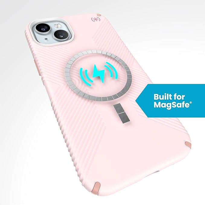 Speck Pink iPhone 15 Plus Case - MagSafe Presidio2 Grip