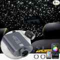 16W Starlight Headliner Kit, Star Lights for Car Roof&Home Decoration, Fiber Cable 500pcs of(0.03+0.04+0.06in)*13.1ft RGBW Star Light Headliner with Bluetooth APP/Remote/Music Mode