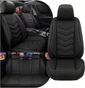CTDS Car Seat Covers for Chevy Equinox 2005-2026, Stylish Sport Seat Cover, Premium Nappa Leather Car Seat Cover. Automobile Seat Covers Sets.(Standard 5 Seats/Pure Black)