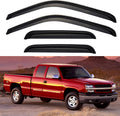 Window Visors Rain Guards for 1999-2006 Chevy Silverado/GMC Sierra 1500/2500/ 3500/ 2500HD, Window Vent Wind Deflectors Visors Shades for 2007 Silverado/Sierra Classic Model - Extended Cab