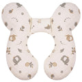 Baby Travel Pillow Upgraded, Soft Baby Head Support Pillow for Newborn Toddler, Babies Neck Car Seat, Pushchair and Strollers, Flower