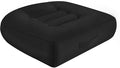 ESMING Car Booster Seat Cushion with Adjustable Height for Short Drivers, Tailbone Pain Relief, Breathable Mesh Memory Foam for Truck SUV Office Chair 15.7x15.7x4.7 Inches - Black