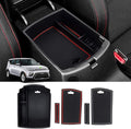 Autorder Center Console Organizer for Kia Soul 2020 2021 2022 2023 2024 2025 2026 Accessories Armrest Storage Box Secondary Insert Tray with 2 Color Mats