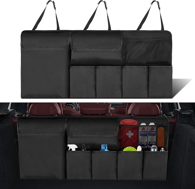 Car Trunk Organizer Backseat Hanging Organizer with Storage Pockets for Subaru Crosstrek, Forester, Outback, Ascent 2000-2024 2025 Car Accessories