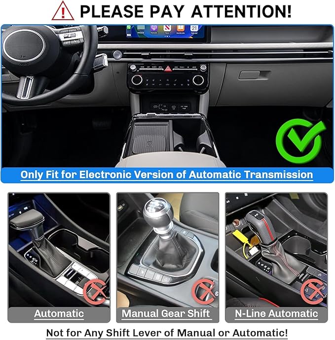 SXCY for 2025 2026 Hyundai Tucson Center Console Organizer [TPE] for 2025 2026 Hyundai Tucson Accessories Full-Button Wire Console Cupholer Tray 2025 2026 Tucson Limited Under Console Organizer