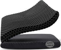 Gel Seat Cushion, 19x19inch Super Large Gel Cushion Pressure Pain Relief Seat Cushion for Long Sitting, Soft Breathable Gel Chair Pads for Home Office Wheelchair Car Seat (Black)