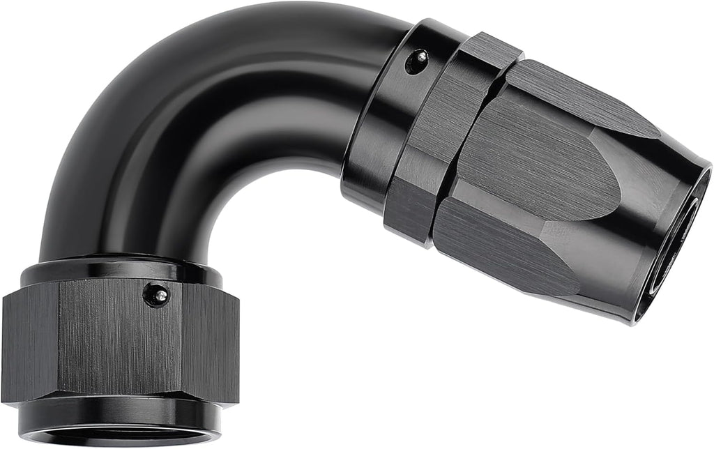 EVIL ENERGY 12AN 120 Degree One Piece Full Flow Hose End Fitting Swivel For CPE Braided Hose