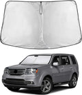EcoNour Windshield Sunshade Compatible for Honda Pilot 2009-2013 2014 2015, Sun Visor for Front Windshield & Window Sun Shade Cover, UV Heat Blocker & Protector, Car Accessories