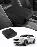 Shademax Custom Fit for Center Console Cover Acura MDX 2022 2023 2024 2025 2026 Accessories Armrest Cover Center Console Pad PU Leather Armrest Seat Box Cover Protector Anti-Scratch Black