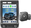 Car Stereo for Ford F150 2015-2020 Upgrade,12" T Style Touch Screen Radio Carplay F150 Radio Upgrade GPS Steering Wheel Controls WiFi FM BT,Suppt Wireless Carplay Android Auto+Androd Box