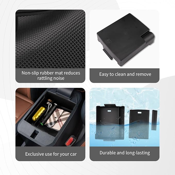 CDEFG Maverick Center Console Organizer for 2022 2023 2024 2025 2026 Ford Maverick Truck Accessories Central Console Armrest Tray Storage Box Insert Tray Coin Container