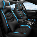 Car Seat Covers Fit for Infiniti g37 2000-2026, Stylish Sport Seat Covers, Waterproof Wear-Resistant Premium Nappa Leather Car Seat Cover.(2 Pcs Front with Pillow/Black Blue)