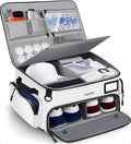 LOINTET Golf Trunk Organizer, Waterproof Car Golf Locker with Separate Ventilated Compartment for 2 Pair Shoes, Golf Storage for Balls, Tees, Cap, Clothes, Gloves, Accessories, Gifts for Men, Women