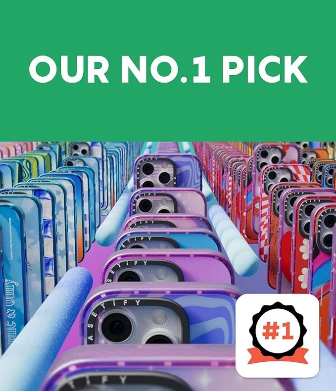 CASETiFY Impact iPhone 15 Pro Case [Slim/Compatible with Magsafe / 8.2 ft. 4X Military Grade Drop Protection] - Sweet Days - Clear Black