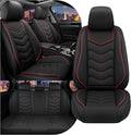 CTDS Car Seat Covers for Nissan Sentra 2000-2026, Stylish Sport Seat Cover, Premium Nappa Leather Car Seat Cover. Automobile Seat Covers Sets.(Standard 5 Seats/Black)