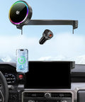 Qi2.2 25W Magnetic Car Mount Charger for 2024-2026 Toyota Tacoma/2025 2026 4Runner Accessories, for Fast Charging Cell Phone Holder 14 Inch Screen Fixed Clip with Cooling Fan＆54W Fast Adapter