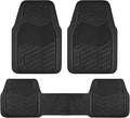 Rubbermaid Car Mats Full Set – All Weather Car Floor Mats Universal Trim-to-Fits Design,Heavy Duty Car Mats for Cars, SUVs, Trucks,and Vans - Gray