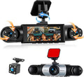 4 Channel 360° Dash Cam Front and Rear Inside Left Right,3.16" 1080P Dash Camera for Cars Car Camera with IR Night Vision,Loop Recording,Parking Assistance,24H Parking Monitor