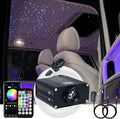 AKEPO Small Size 16W RGBW APP Twinkle Fiber Optic Lights, Music Activated 300pcs 0.03in 9.8ft/3m Optical Fiber Star Ceiling Light Kit for Car Headliner Star/Home