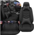 CTDS Car Seat Covers for Honda Accord 2000-2026, Stylish Sport Seat Cover, Premium Nappa Leather Car Seat Cover. Automobile Seat Covers Sets.(Luxury 5 Seats/Pure Black)