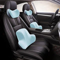 Car Headrest & Lumbar Support Cushion for Kia Sportage NQ5 2023, Ergonomic Memory Foam Seat Headrest Neck Rest Cushion Travel Kit Removable for Neck Back Pain Relief,Blue