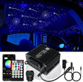 AZIMOM 2-in-1 Twinkle Meteor Fiber Optic Starlight Headliner Mixed310pcs 9.8ft Twinkle Stars+180pcs Shooting Star Sound Mode APP& Remote Control Starlight Meteor Kits for Car Home Ceiling