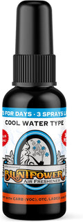 BluntPower (Cool Water, 1 Pack) Concentrated Air Freshener for Room and Car Spray - Oil-Based Diffuser Spray Bottle - Long-Lasting Bathroom Spray, Car Freshener, & Odor Eliminator Spray
