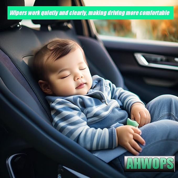 OEM All Season Wipers for Mercedes-Benz C300 2015-2022 GLC300 2016-2019 Wiper Blades, Genuine Replacement (22 inch + 22 inch 2 Wiper) For My Car
