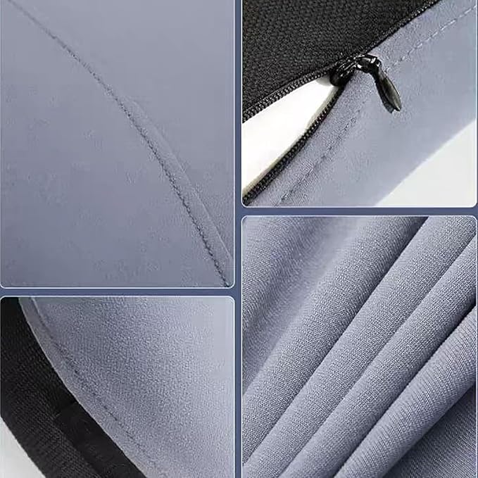 Headrest Neck Lumbar Pillows Car Seat for Audi A6 C7 C8 2011-2025, Universal Ergonomic Back Support Cushion, Comfortable Breathable Cover for Office Home, C/Green