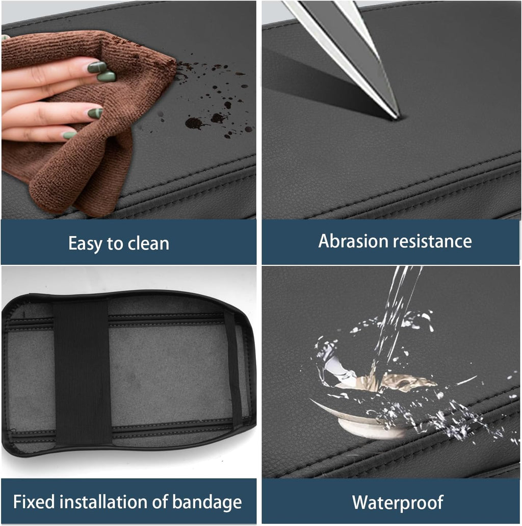 Ruiya 2024 2025 Kona Armrest Cover,for Hyundai Kona SX2 2024 Accessories Center Console Cover 2024 Kona Armrest Cover Protector Compatible with 2024 2025 Hyundai Kona SE/SEL/Limited/N Line