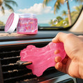 ASFSKY Car Cleaning Gel (Red,watermelon) Cleaning Putty Universal Dust Cleaning Car Interior Cleaner Keyboard Dust Remover Car Slime Gifts for Men Women girl（1 pack）