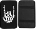 Skeleton Hand Vehicle Center Console Armrest Cover Pad,Skull Car Accessories Soft Middle Console Cushion Pad,Auto Arm Rest Mat Decor Horror Gifts for Women Men Dad for Most Vehicle SUV Truck