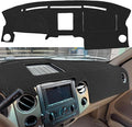 Yiz Dash Cover Mat Custom Fit for Ford F150 Pickup Truck 2004 2005 2006 2007 2008 / Lincoln Mark LT, Dashboard Cover Pad Carpet Protector J58 (Black)