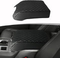 Center Console Cover for 2015-2020 Ford F150 Accessories, 2017-2022 F250 F350 F450 F550, 2018-2024 Expedition, PU Leather Middle Console Cushion Armrest Cover Protector (FITS Bucket Seat Only)