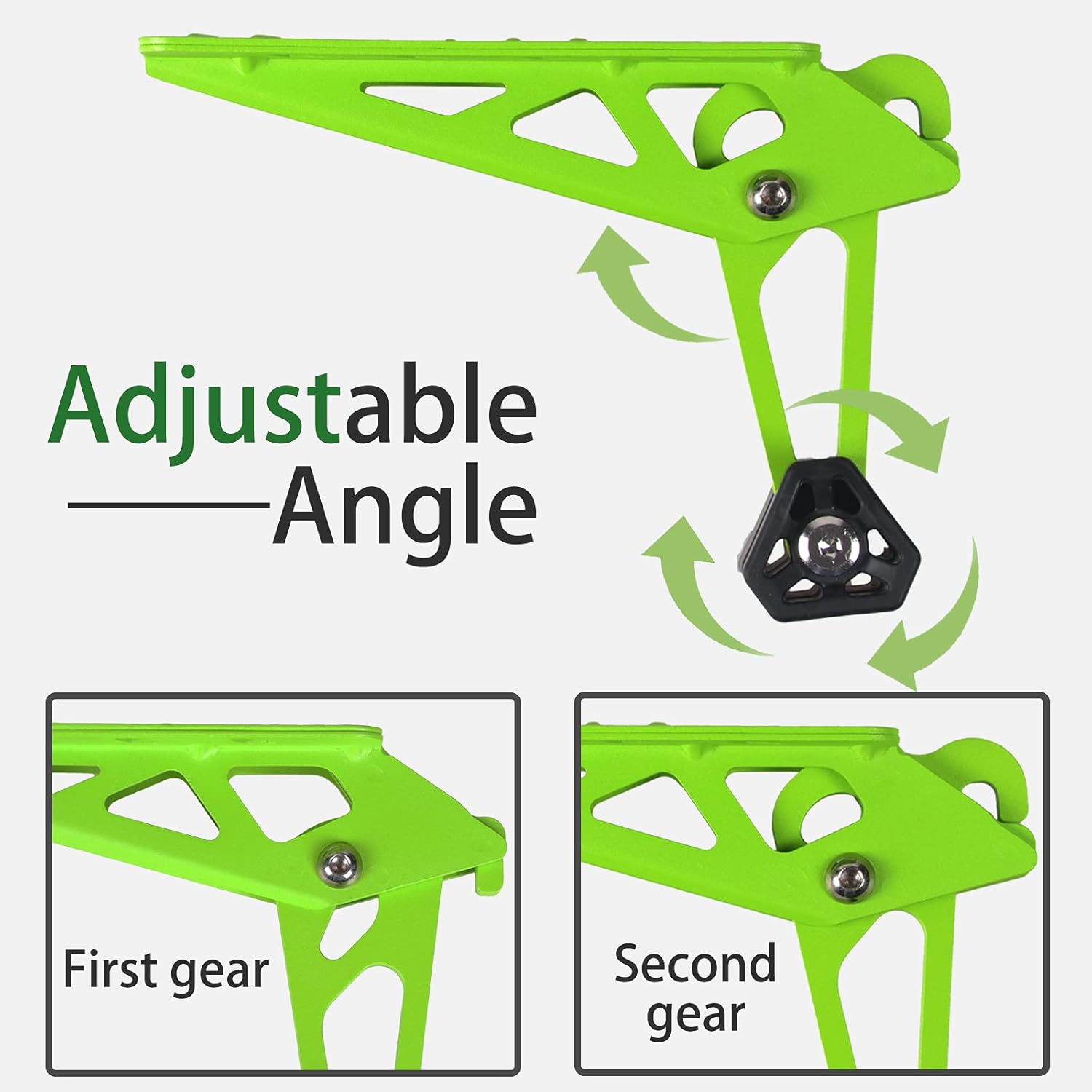 TOOENJOY Universal Fit Car Door Step, Foldable Roof Rack Door Step Up on Door Latch, Both Feet Stand Pedal Ladder, Easy Access to Rooftop for Most Car, SUV, Truck, Max Load 400 lbs(Green