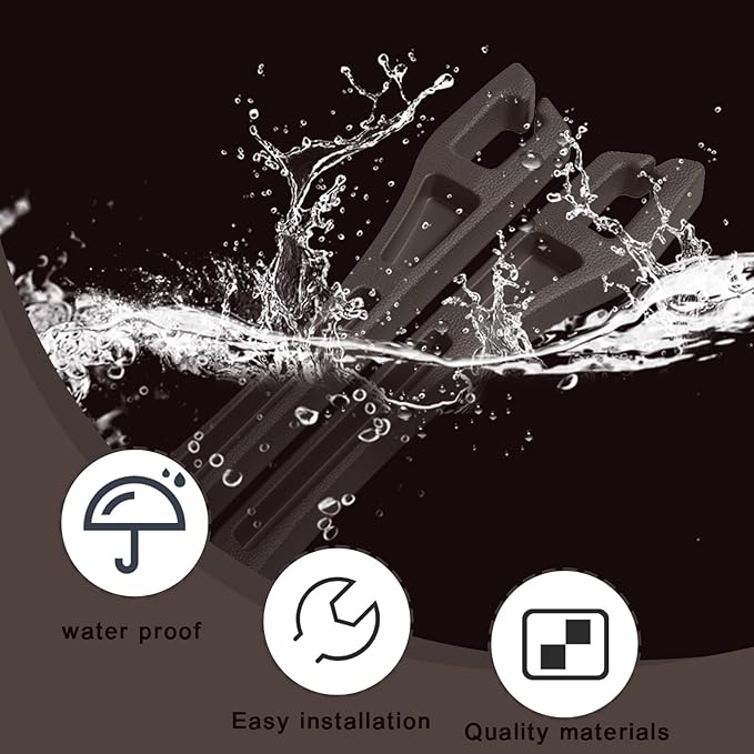 2PCS Car Seat Gap Filler Organizer, Multifunctional Car Gap Filler Organizer Storages Function for Storing Phones Keys Cards, Universal No Drop Seat Guard for Cars ﻿ (Brown)