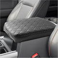 SXCY for 2023 2024 2025 Ford F250 Super Duty Armrest Cover Pad for 2025 Ford F250 Accessories 2025 F250 Center Console Cover 2025 F250 Middle Console Cover w/Soft Cotton Cushion (Added-Pad)