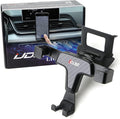 iJDMTOY Smartphone Gravity Holder w/Exact Fit Clip-On Dash Mount Compatible with 2017-up Audi A4 A5 (Won't Occupy Air Vent Opening)