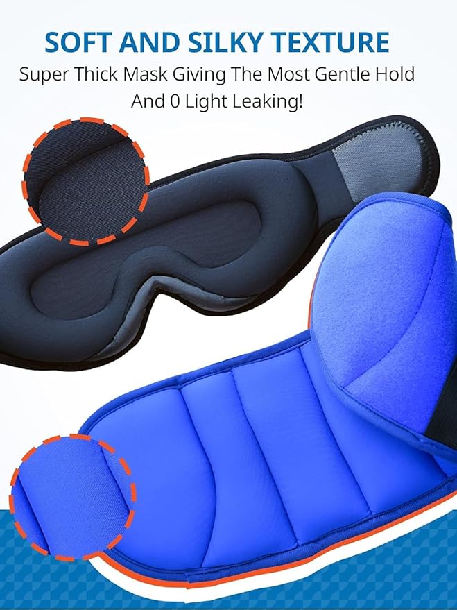 Travel Pillows for Airplanes, Airplane Pillow for Long Flight Car Road Trip, Airplane Head Strap with Sleep Eye Mask, 360° Support Headrest, Stop Bobblehead Travel Neck Pillow, Mottled Black
