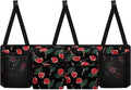 Cherry Car Trunk Organizers, 37.1" x 11.8" Backseat Hanging Organizer with 4 Storage Bag, Waterproof Car Organizer with Adjustable Strap, Car Interior Accessories
