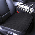 Suninbox Linen Seat Cover for Car,Bottom Seat Covers for Trucks,Car Seat Pad,Seat Cushion Breathable Ventilated Front Seat Only[Black]