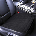 Suninbox Car Seat Cover,2 Pack Linen Bottom Seat Covers for Trucks, Car Seat Pad,Car Seat Cushion Breathable Ventilated Front Seat Only[Black Front Seat]