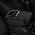 Armrest Cover for Car Fit for Jeep Grand Cherokee - Center Console Cover with Cup Holders and 2 Storage Pockets(Black)