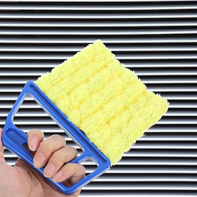 Ipetboom 12pcs Portable Blinds Cleaner Detachable Window Vent Duster for Efficient Dust Removal for Air Conditioner Vents and Hard Reach Areas Sturdy and Washable Design